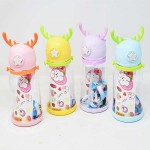 Transparent Sipper Deer Water Bottle in Deer Design & Different Colour