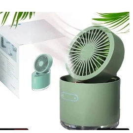 Mini Desktop Cooling Fan with Humidifier Spray