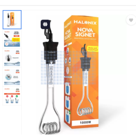 Halonix Nova Signet 1000W Shock Proof Immersion Heater Rod