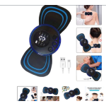 Portable USB Neck Massager Electric Neck Massager, Enhancer Mini Cervical Massager EMS Lymphatic Drainage Massage with Cable