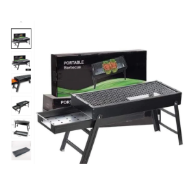 Folding Portable Barbeque BBQ Grill Set for Outdoor and Home