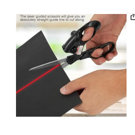 Laser Scissors - Professional Sewing Guided Cut Straight Fast Fabric Paper Crafts