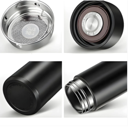 Smart Vacuum Insulated Water Bottle with LED Temperature Display
