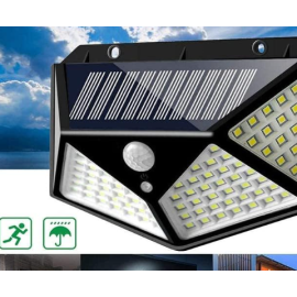 Solar Lights for Garden 100 LED Motion Sensor Security Lamp for Home,Outdoors Pathways Bright Solar Wireless Security Motion Sensor 100 Led Night Light (100 LED)
