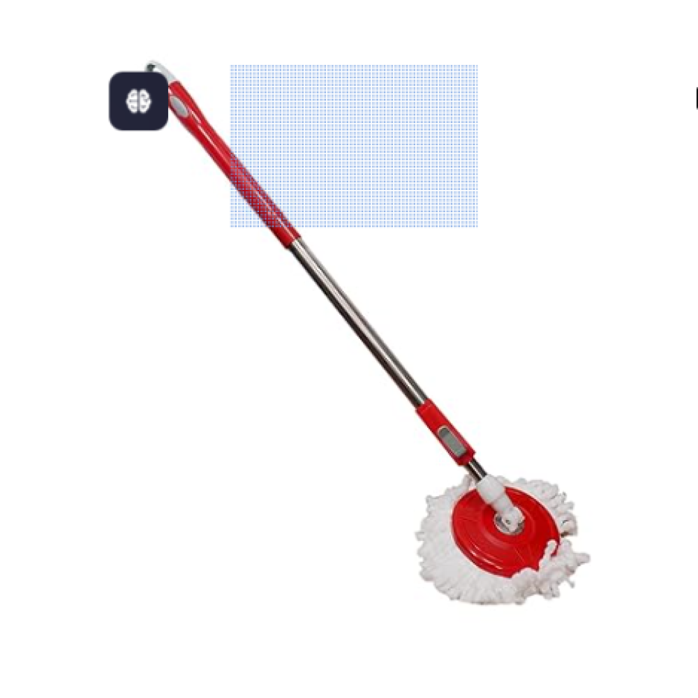 Home Cleaning - Stainless Steel 360 Degree Rotating Pole Microfiber Mop Rod Stick