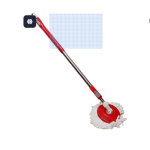 Home Cleaning - Stainless Steel 360 Degree Rotating Pole Microfiber Mop Rod Stick