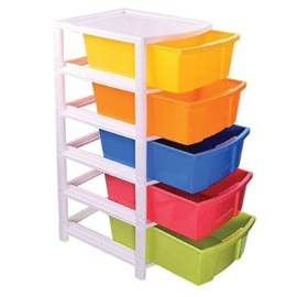 Multipurpose Modular Drawer Organizer Storage Box - 5 Layers