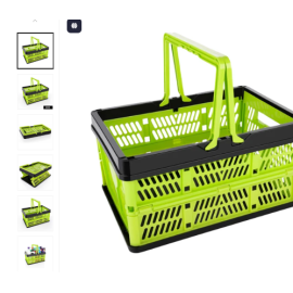 Folding Shopping Portable Storage Basket
