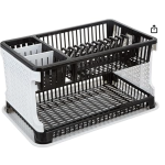 Plastic Tiered Shelf Floor Mount Kitchen Organizer Rack With Water Storing Tray (Assorted)