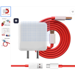 MAK 80 W SuperVOOC 6 A Wall Charger for Mobile with Detachable Cable  (White, Cable Included)
