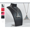 Silver Plated Vintage Evil Eye Protection Triangle Pendant With Necklace (1Pc)