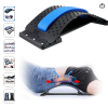 Multi-Level Back Stretcher Posture Corrector Device for Back Pain Relief with Back Support Mate Magic Back Stretching Massage (Multicolor)
