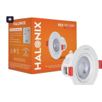 9W 2700K Yellow Adjustable Halo Led Spot Light|Compact Design with 120° Beam Angle|Recessed Down Light for False Ceiling|Cutout - 3.3 Inch|Pack of 1