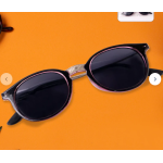 Pink UV Protected Round Sunglasses, classic Sunglasses for Men & Women, Lightweight