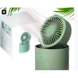 Mini Desktop Cooling Fan Automatic Shaking Head Rotating Spray Humidifier Fan Water Cooling Small Fan Desktop Mini Air Conditioning Fan With Small Water Tank