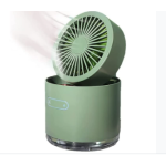 Mini Desktop Cooling Fan Automatic Shaking Head Rotating Spray Humidifier Fan Water Cooling Small Fan Desktop Mini Air Conditioning Fan With Small Water Tank