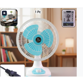 12v Dc Table Fan With Adjustable Speed Control And High Speed Airflow