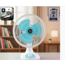 12v Dc Table Fan With Adjustable Speed Control And High Speed Airflow