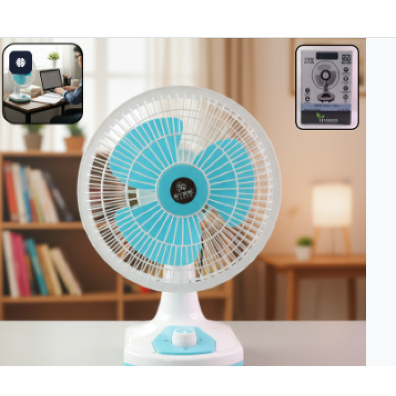 12v Dc Table Fan With Adjustable Speed Control And High Speed Airflow
