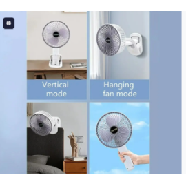 Multifunctional Usb Desk Fan Clipped Fan (1 Pc With Brown Box)