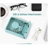 Portable Desk Fan Big Table Fan 3 Step Speed Setting Fan Personal Desk Fan Suitable For Office , School & Home Use 