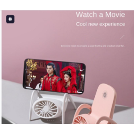 Portable Mobile Phone Holder Fan Personal Fan Multi- Function Fan Handheld Charging Fan