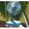 Foldable Mini Desk Fan With Adjustable Height And Angle (1 Pc)