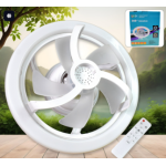360 Rotation Ceiling Fan Light Smart Fan With Remote Control (1 Pc)