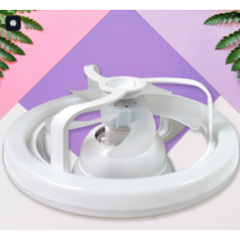 360 Rotation Ceiling Fan Light Smart Fan With Remote Control (1 Pc)