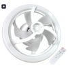 360 Rotation Ceiling Fan Light Smart Fan With Remote Control (1 Pc)