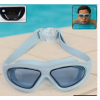 Professional Anti-fog Uv Protection Swimming Goggles With Mirrored Lenses And Earplugs