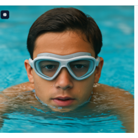 Professional Anti-fog Uv Protection Swimming Goggles With Mirrored Lenses And Earplugs