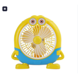 Plastic Cute Mini Cartoon Electric Usb Fan Desk Fan For Children 