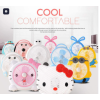 Plastic Cute Mini Cartoon Electric Usb Fan Desk Fan For Children 