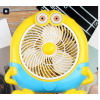 Plastic Cute Mini Cartoon Electric Usb Fan Desk Fan For Children 