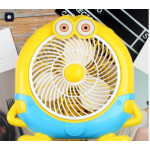 Plastic Cute Mini Cartoon Electric Usb Fan Desk Fan For Children 