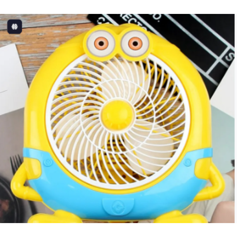 Plastic Cute Mini Cartoon Electric Usb Fan Desk Fan For Children 