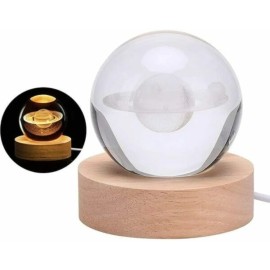 3D Crystal Ball Night Light Mix Design
