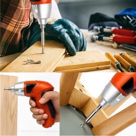Portable Electric Screwdriver Set with 45 Bits (1 Set) Portable Electric Screwdriver Set with 45 Bits (1 Set)