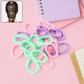 Soft Elastic Hair Bands Set for Girls (24 Pc)