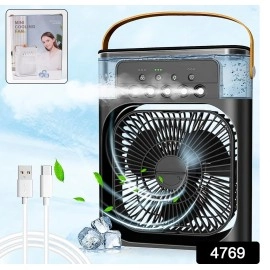 Portable Air Conditioner Fan - Personal Desk Cooling Fan (Battery Not Included)