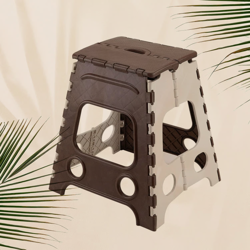 18inch Folding Stool, Non Slip Folding Stool - 18 Inch" Height - Holds Up to 95 Kg - Great for Kitchen, Garden, Bathroom, Bedroom, Adults, Kitchen Stepping (1 Pc 18Inch) 18inch Folding Stool, Non Slip Folding Stool - 18 Inch" Height - Holds Up to 95 Kg - Great for Kitchen, Garden, Bathroom, Bedroom, Adults, Kitchen Stepping (1 Pc 18Inch)