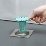 Deodorant Floor Drain Core Silicone Drain Stopper Insectproof Anti-Odor Hair Trap Plug Trap for Kitchen Bathroom Toilet