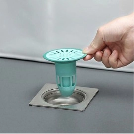 Deodorant Floor Drain Core Silicone Drain Stopper Insectproof Anti-Odor Hair Trap Plug Trap for Kitchen Bathroom Toilet