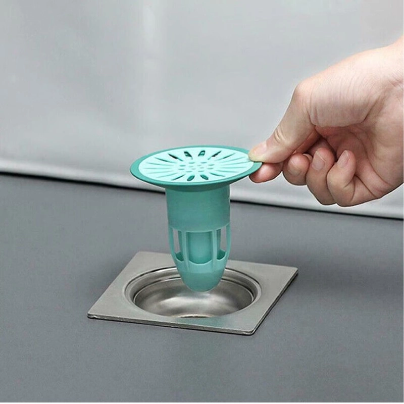 Deodorant Floor Drain Core Silicone Drain Stopper Insectproof Anti-Odor Hair Trap Plug Trap for Kitchen Bathroom Toilet