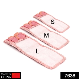 3pc Remote Cover for TV, Air Conditioner, D2H, DTH Remote Control Dust Cover (Mix Design / 3 Pc)