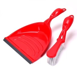 Supadi Dustpan & Brush Set – Long-Handle Multipurpose Dust Collector
