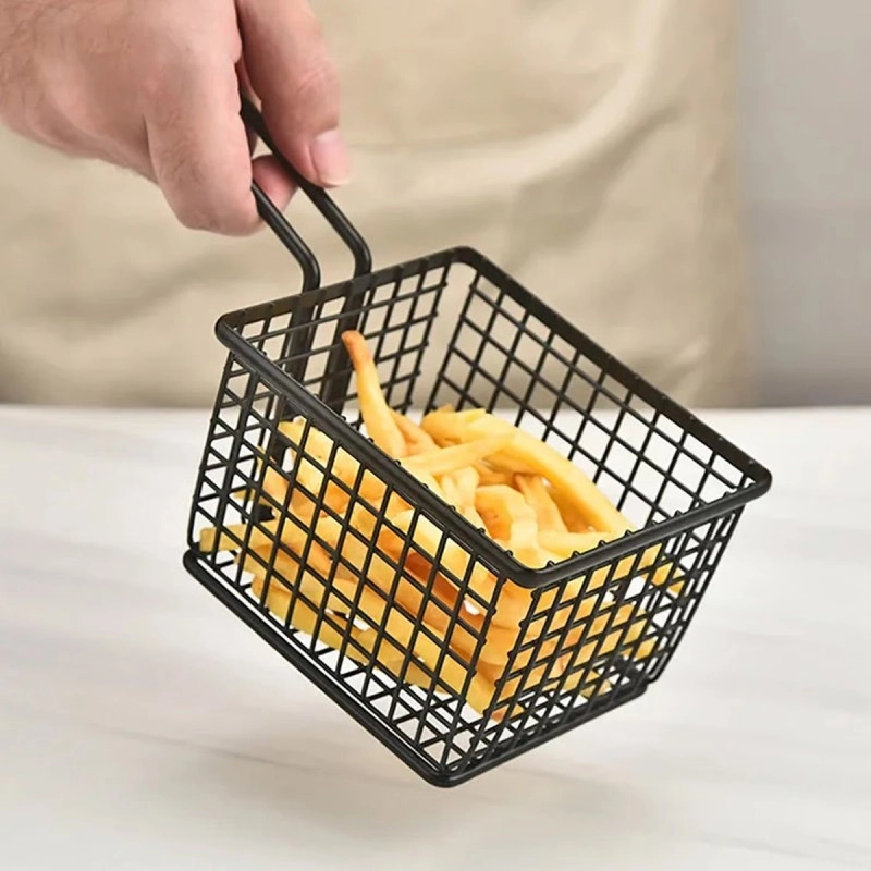 Stainless Steel Frying Basket for Chips