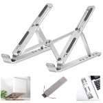 Home Foldable Height Adjustable Laptop Stand (1 Pc)