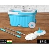 Sporty Plastic Spin Mop with Bigger Wheels and Plastic Auto Fold Handle for 360 Degree Cleaning